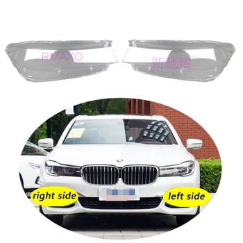 Използвайте за BMW G11 G12 2019-2021 серия 7 730 740 Прозрачен фар капак лампа сянка предни фарове черупка абажур обектив черупка Изображение