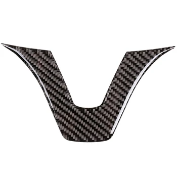 Интериорен стикер от въглеродни влакна, стикер за емблема на волана,Подходящ за Mercedes C-Class W204 W205 Изображение