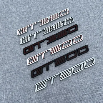 кола 3D метални думи букви табелка емблема значка стикер стикер за Ford Mustang GT SHELBY GT350 GT500 лого аксесоари Изображение
