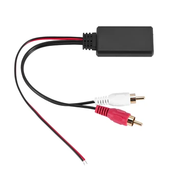 кола Универсален безжичен Bluetooth модул Музикален адаптер Rca Aux аудио кабел Изображение