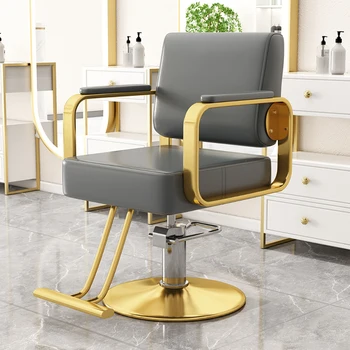 Луксозен салонен стол Професионално естетично лечение Въртящ се стол Козметична татуировка Behandelstoel Фризьорски мебели LJ50BC Изображение