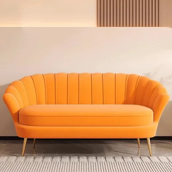 Мързеливи релаксиращи елегантни модерни дивани Nordic луксозни удобни дизайнерски диван единични меки бутер канапе салон градински мебели комплекти Изображение