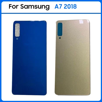 Ново за Samsung Galaxy A7 2018 A750F SM-A750 A750 Среден панел на средната рамка Заден пластмасов корпус Корпус Панел Резервни части Изображение