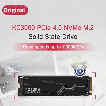 Оригинал 2024 Нов NV2 NVMe ssd диск M.2 250GB 500GB 1TB 2TB KC3000 512GB Вътрешен твърд диск твърд за PC Notebook ps5 Изображение
