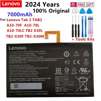 Оригинална нова 3.8V 7000mAh 26.6Wh оригинална L14D2P31 батерия за Lenovo Tab 2 A7600-F A10-70F Tab2 A10-70 A10-70L батерия Изображение
