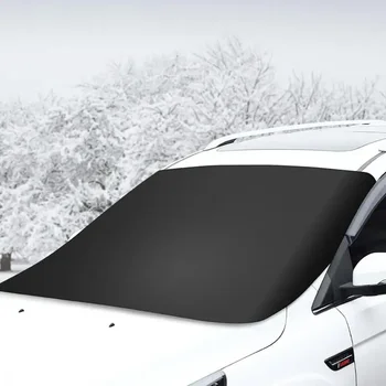  Покритие на предното стъкло за сняг и лед Auto Premium предното стъкло сняг одеяло Auto предния екран зимата времето покритие кола лед щит Изображение