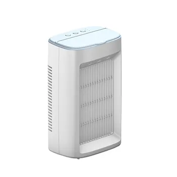Преносим вентилатор за въздушен охладител Мини USB климатик Настолен вентилатор за въздушно охлаждане Пречиствател за офис спалня Изображение