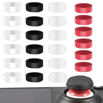 силиконов еластичен джойстик Защитен пръстен Джойстик протектори за PS5 Намаляване на шума Невидим защитен аксесоар за Steam Deck Изображение