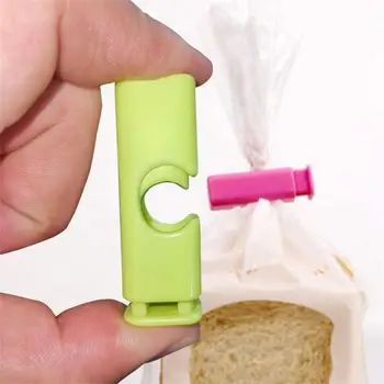 Снек хляб печат клип за тост чанта кухня съхранение храна закуска печат запечатване чанта клипове Консервиране на храни и влагоустойчиви клипове Изображение