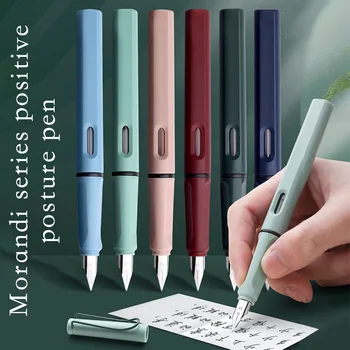 Студентска писалка Сменяема мастило Калиграфия Pen Set F 0.5mm / EF 0.38mm Училищни писалки Офис консумативи Канцеларски материали за писане Изображение