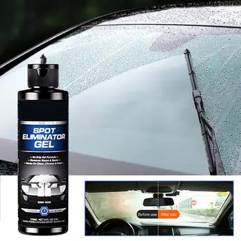 Стъкло за възстановяване на петна за отстраняване на предното стъкло обезмаслител и почистващ препарат 236ml Glass Stripper Water Spot Remover за кола RV камион SUV Изображение