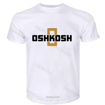 Тениска мъжки памучни върхове Oshkosh камион тениска военни превозни средства ентусиаст РАЗЛИЧНИ РАЗМЕРИ нова мода тениска мъж тениска Изображение