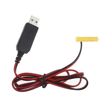 Универсални 1.5V LR03 AAA елиминатори заменят 1pc 1.5V AAA за LED светлина електронна играчка USB захранване Изображение