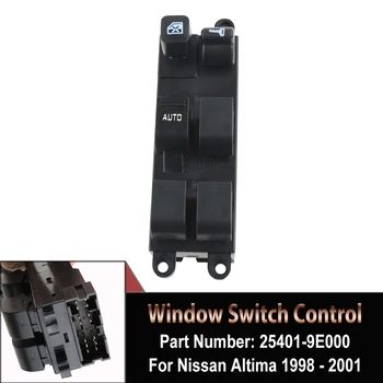 1Pcs качество електрическа мощност прозорец контрол превключвател регулатор бутон конзола за Nissan Altima Sentra Frontier Xterra 25401-9E000 Изображение