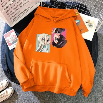 Jibaku Shounen Hanako kun Harajuku Prints Hoody For Men Creativity Print Спортни облекла Pocket Fleece Clothes Loose Warm Pullover Изображение