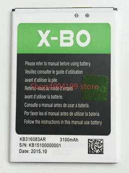 X-BO V6 батерия 2250/3100mah 3.7V за X-BO V6 Android 4.4 mtk6572 двуядрен 5.5 инчов Мобилен телефон- Изображение