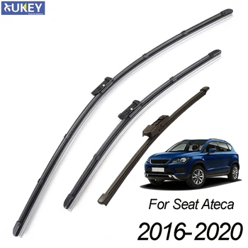 Xukey 3Pcs / комплект предни задни чистачки на предното стъкло комплект за седалка Ateca 2020 2019 2018 2017 2016 26