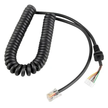 Автомобилен ръчен кабел за микрофон за YAESU MH-48 MH-48A6J FT-8800R FT-8900R FT-7900R FT-1807 FT-7800R FT-2900R FT-1900 Изображение