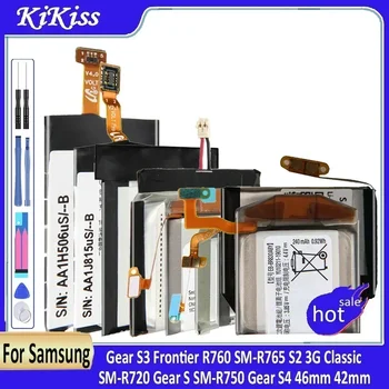 Батерия за гледане EB-BR760ABE за Samsung Gear S S3 Frontier R760 SM-R765 S2 3G Classic SM-R720 SM-R750 S4 46mm 42mm Изображение