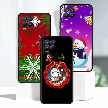 Коледа снежен човек броня телефон случай за Realme 8 11 7 6 9 Pro плюс GT Neo2 Pro Neo3 C21Y C35 C21 C20 C33 GT Master Cover Изображение