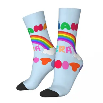 Луда компресия Популярен певец албум чорап за мъже реколта Manana Sera Bonito Karol G безшевни модел чорап случайни подарък Изображение