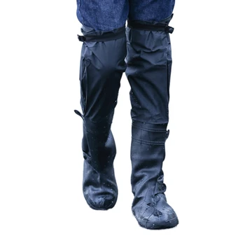 Мотоциклет дъжд водоустойчив обувка покритие антикорозия колоездене обувки защити за многократна употреба мотоциклетист защитна екипировка Изображение