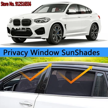 Страничен слънцезащитен прозорец за защита от засенчване Сенници Аксесоари за автомобили със слънчев щит за BMW X4 M G02 2018 2019 2020 2021 2022 2023 Изображение